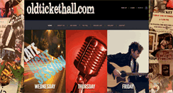 Desktop Screenshot of oldtickethall.co.uk